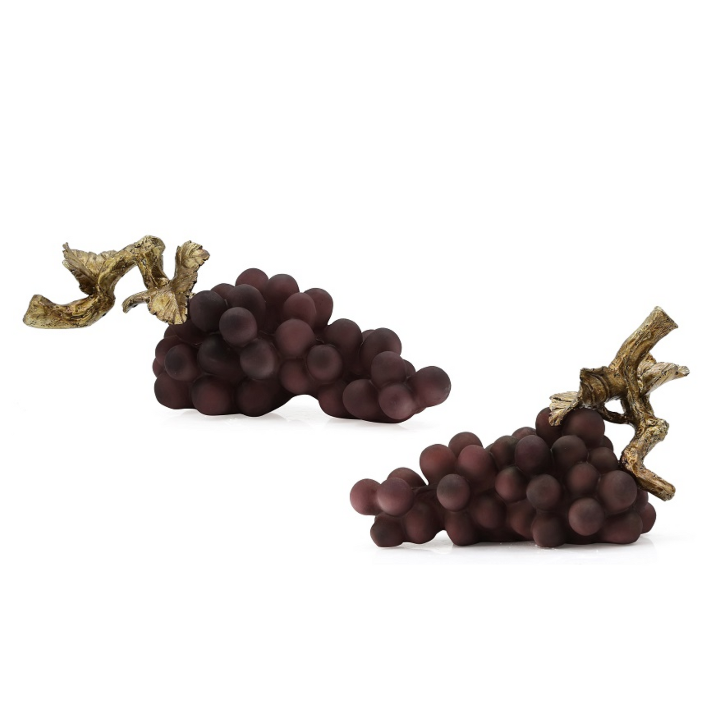 Purple Grape Branch Decoration - Set of 2