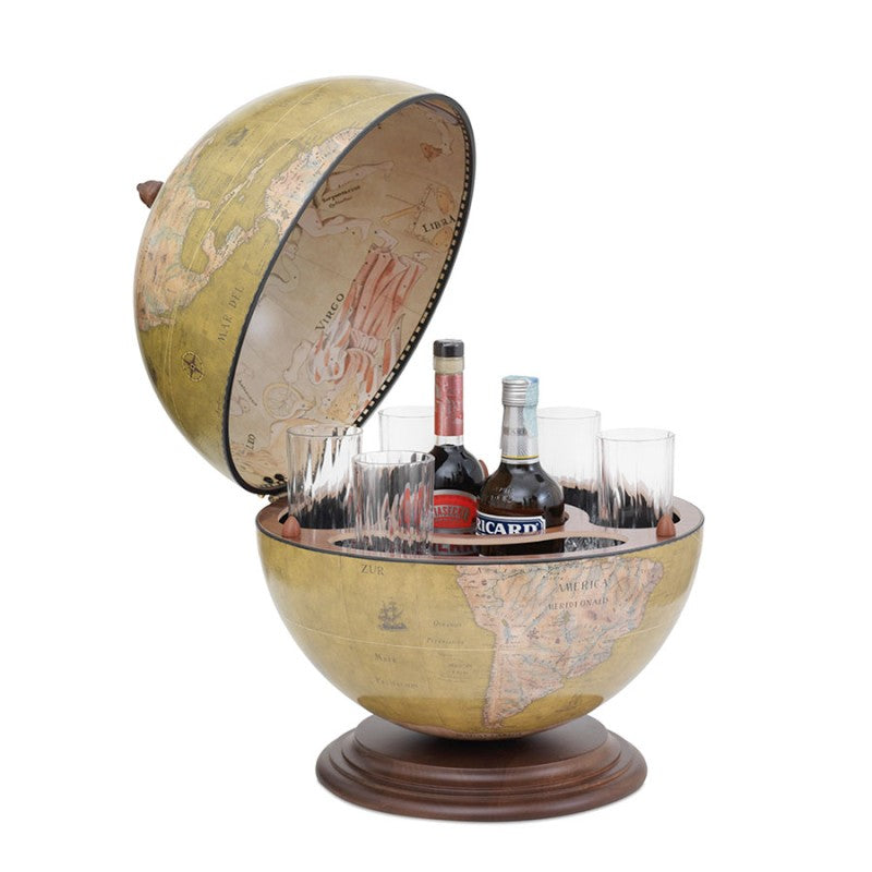 Barglobe Galileo Olijfgroen Tafelmodel