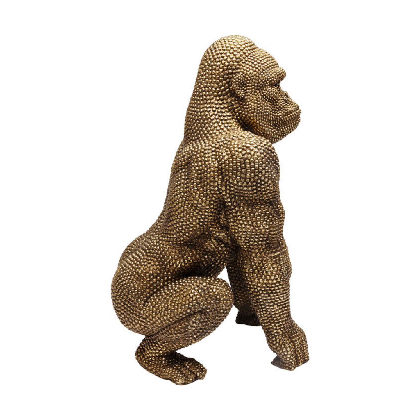 Beeld Gorilla Antiek Goud Large