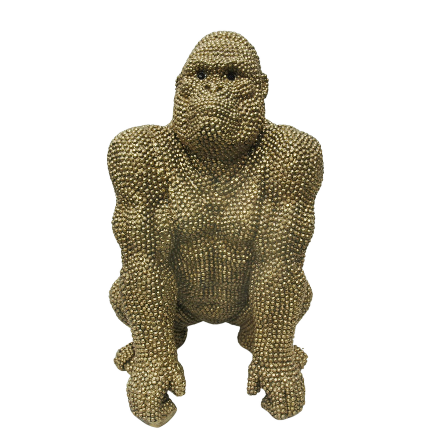 Beeld Gorilla Antiek Goud Medium