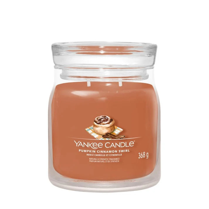 Yankee Candle Pumpkin Cinnamon Swirl Scented Candle