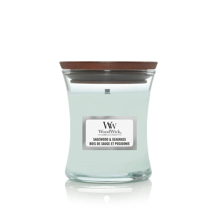 WoodWick Sagewood &amp; Seagrass Scented Candle