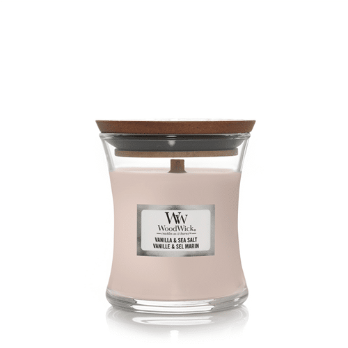 WoodWick Vanilla &amp; Sea Salt Scented Candle