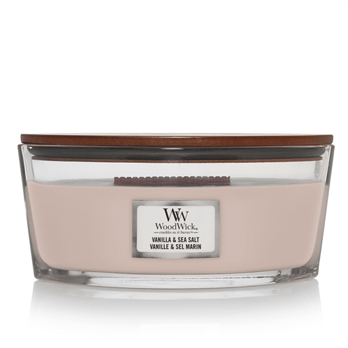 WoodWick Vanilla &amp; Sea Salt Scented Candle