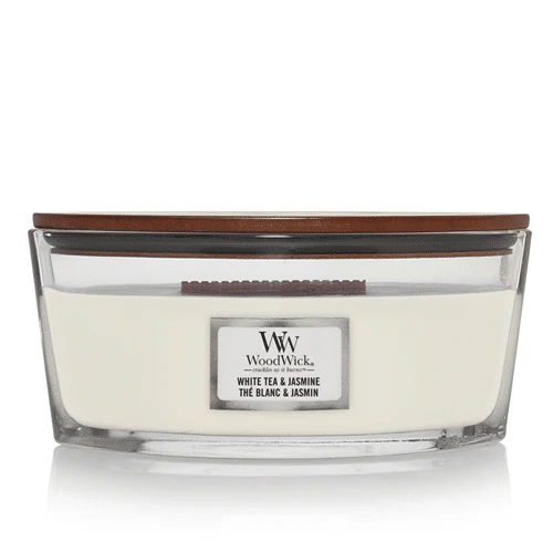 WoodWick White Tea & Jasmine Geurkaars