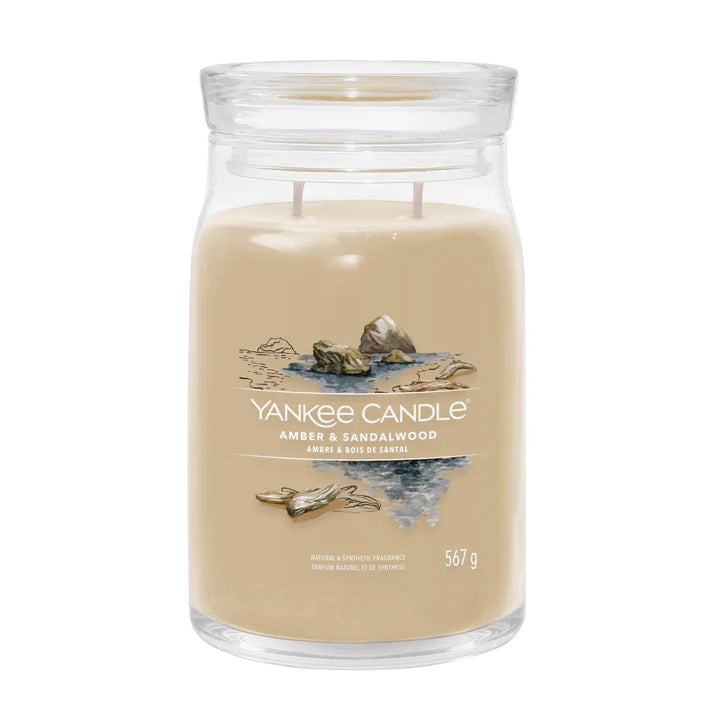 Yankee Candle Amber & Sandalwood Geurkaars