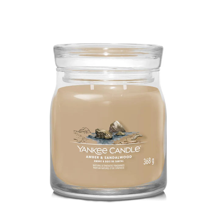 Yankee Candle Amber & Sandalwood Geurkaars