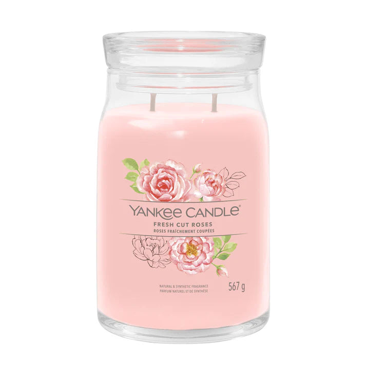 Yankee Candle Fresh Cut Roses Scented Candle