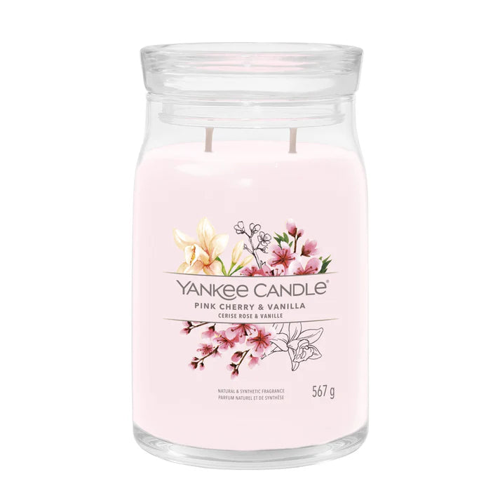 Yankee Candle Pink Cherry &amp; Vanilla Scented Candle