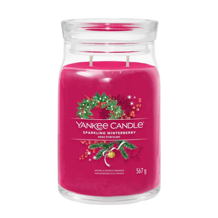 Yankee Candle Sparkling Winterberry Geurkaars