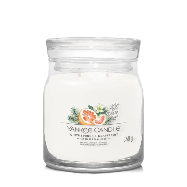 Yankee Candle White Spruce & Grapefruit Geurkaars